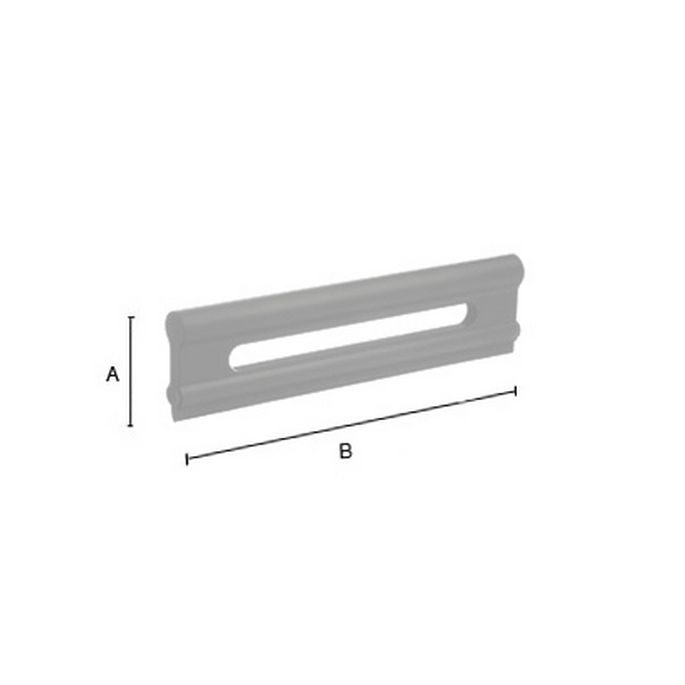 Smedbo Sideline DB2145 shower squeegee with grip handle and silicone squeegee black