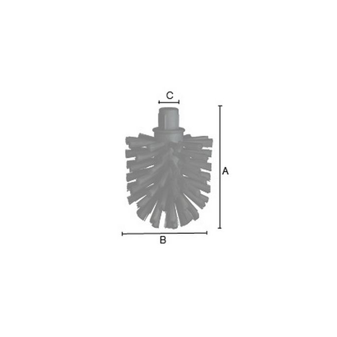 Smedbo XTRA H234N loose brush head white