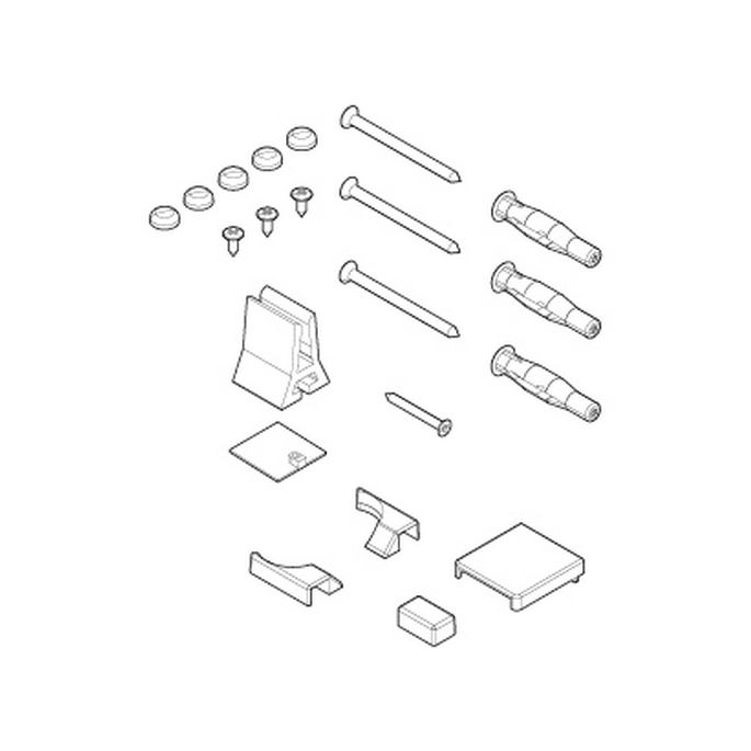 Novellini R01BN1V1-K montageset chroom