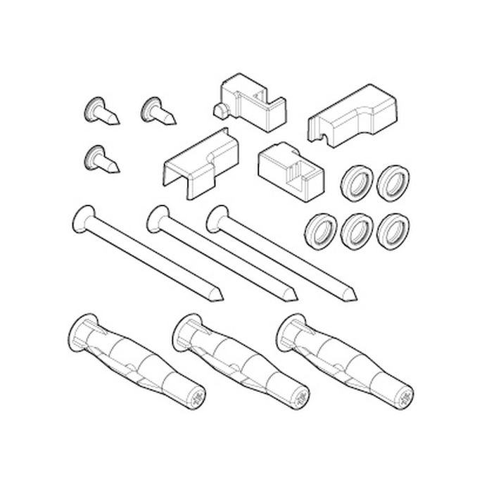 Novellini R01BNFL1-D montageset wit 030/ chroom