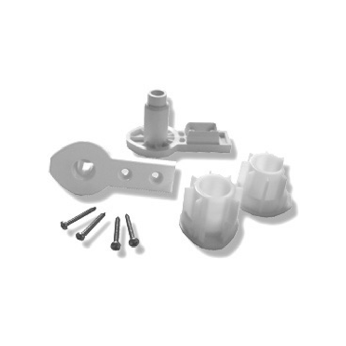 Novellini R04AUR-30 hinge parts set white