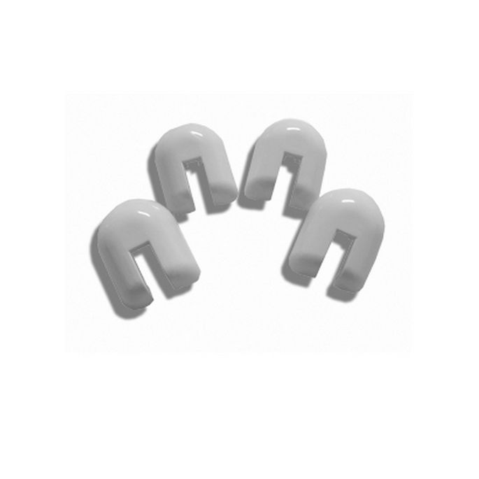 Novellini R04KIMO1-A set eindkapjes wit 030