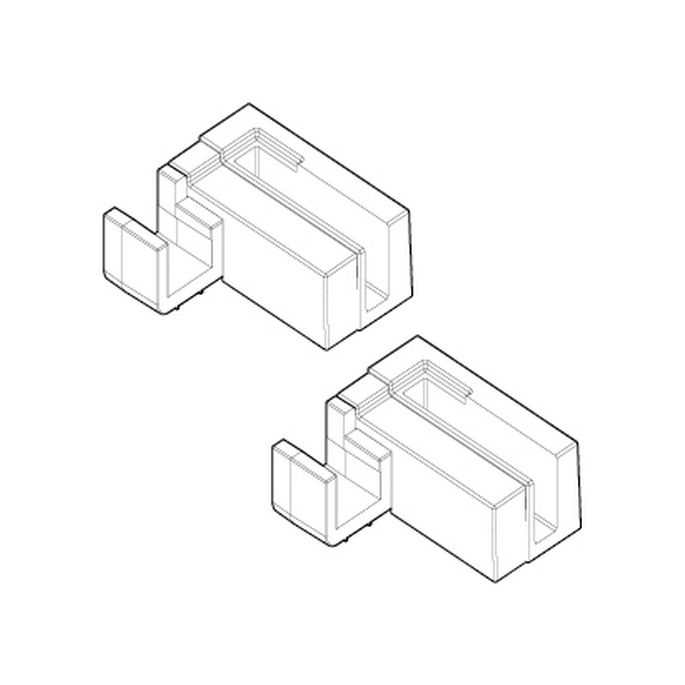 Novellini R06BUMO1-A geleiders wit 030