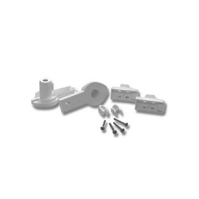 Novellini R06GIC-40 set of end caps match chrome