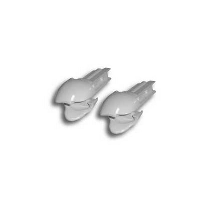 Novellini R06SLRA1-A aansluitstukjes t.b.v. verticaal profiel wit 030