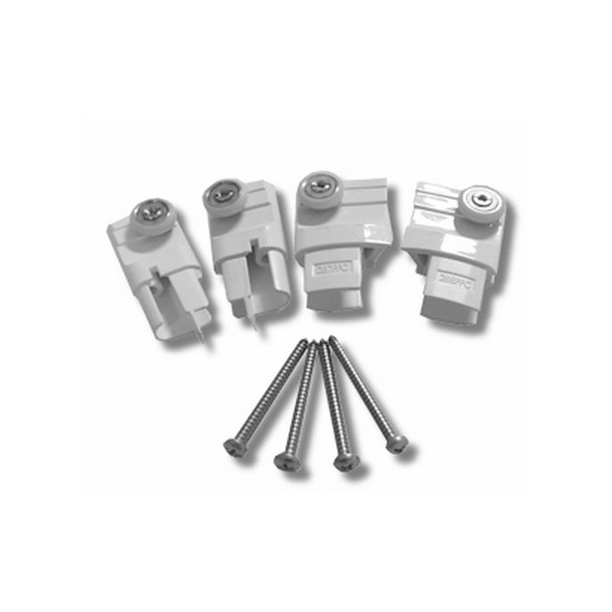 Novellini R07LU2P1-B set of casters match chrome