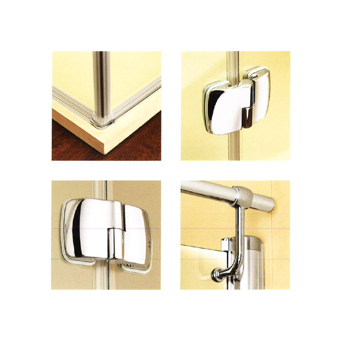 PDPlan Elite ELP1123 lekstrip met hoekjes voor draaideur links scharnierend, 6mm