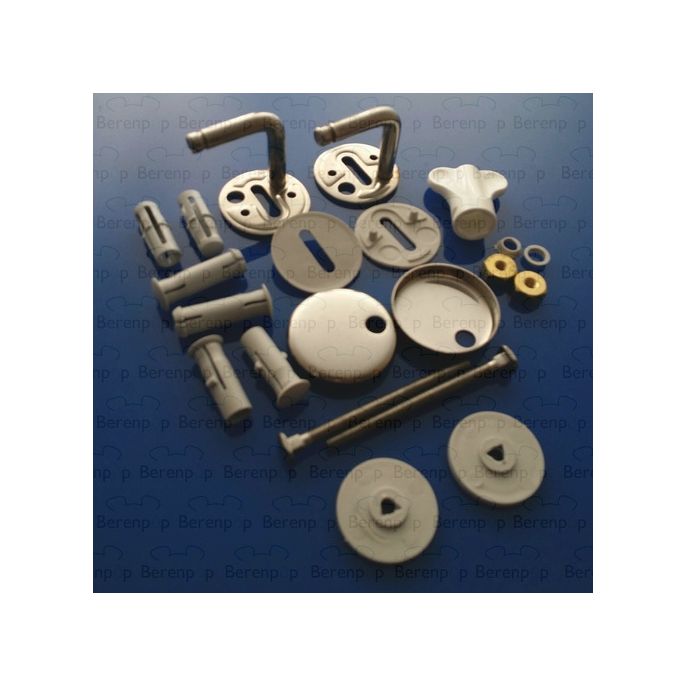 Pressalit UN3P999 (BN3P999) Dania Non Contact-2000-3000-Privilege-Scandinavia-T 2 set vaste scharnieren chroom