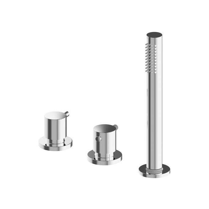 Pure Duero CN5310-CH 3-gats badrandcombinatie thermostatisch chroom