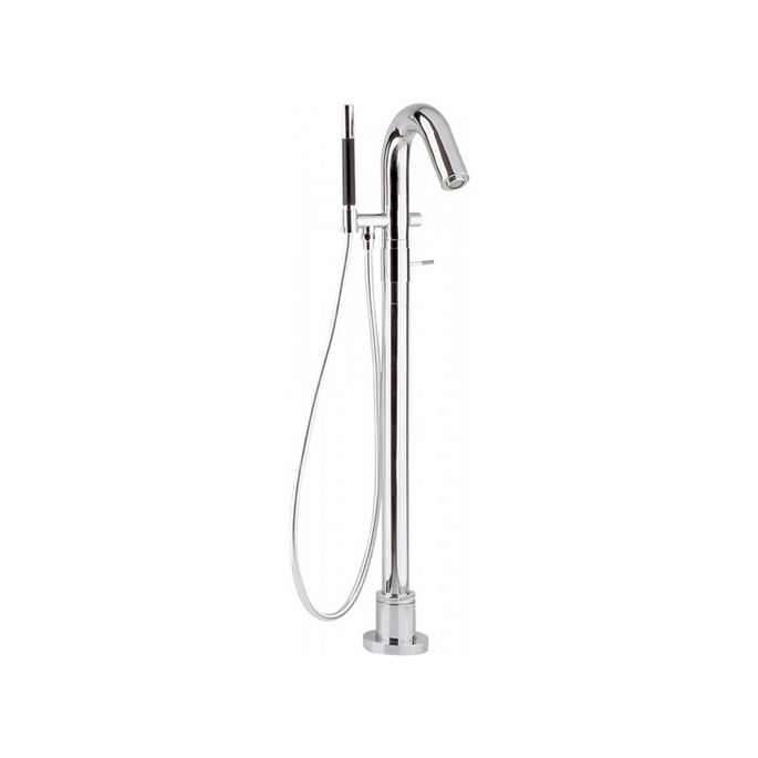 Pure Duero DU3050-WI freestanding bath faucet with hand shower matt white