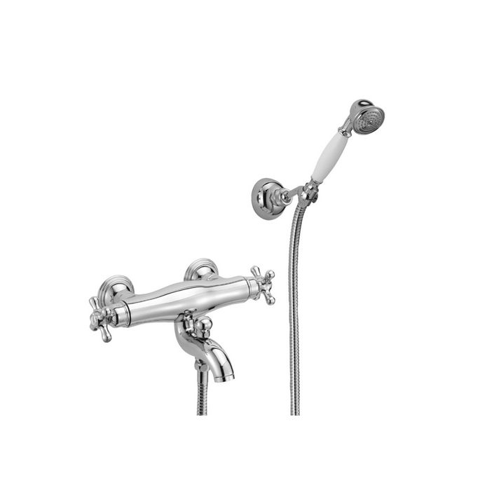 Pure Melrose ME5832 bad thermostaatkraan met handdoucheset chroom