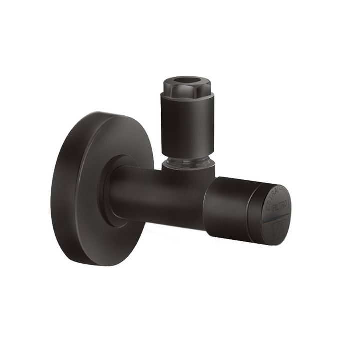 Pure PU5506-ZW stopkraan mat zwart