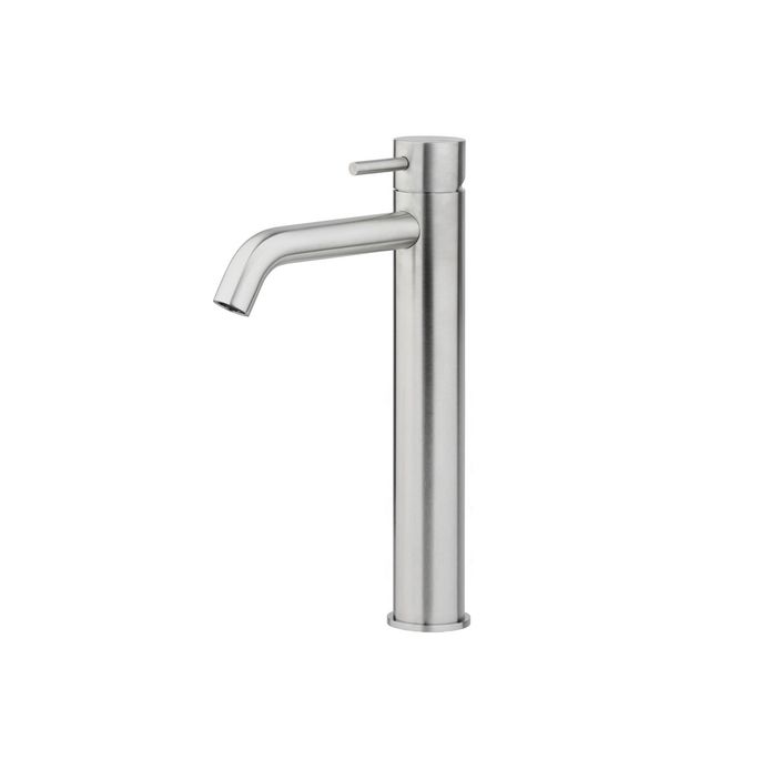 Pure Edelstahl 316 Serie RV3544 Waschbeckenarmatur 300mm hoch Edelstahl gebürstet