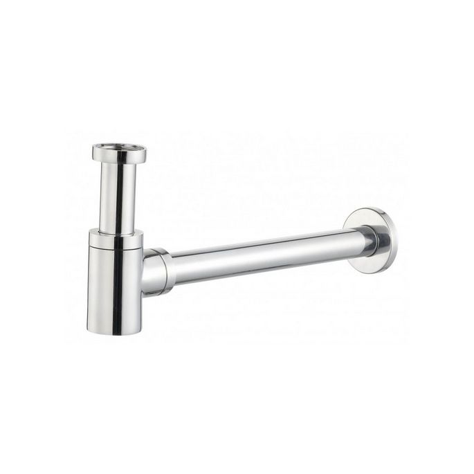San4U 1013117 Design-Siphon für Handwaschbecken chrom