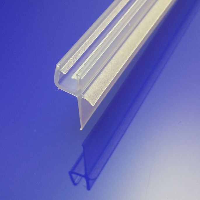 San4U ProfileDay DS541006 biegbares klares Duschprofil 2 Klappen 100cm - 6mm