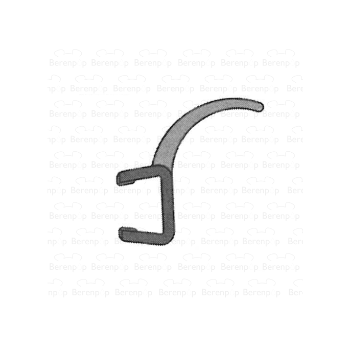 Sealskin Duka 2100 C445 afdichtprofiel 45 graden 205cm transparant