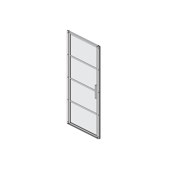 Sealskin Soho SOHO/SW/90/HRZLKSTRP/LF horizontale Leckleiste 812mm schwarz