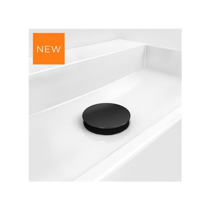 Clou Mini Wash Me CL065102221 plug met afdekkap mat zwart