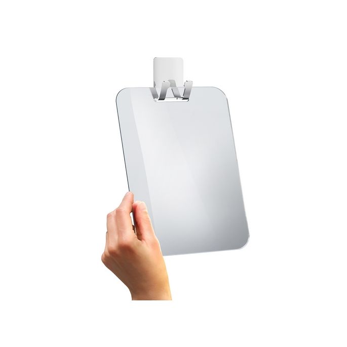 Smedbo Outline Lite FK620 plastic mirror with adhesive hook chrome