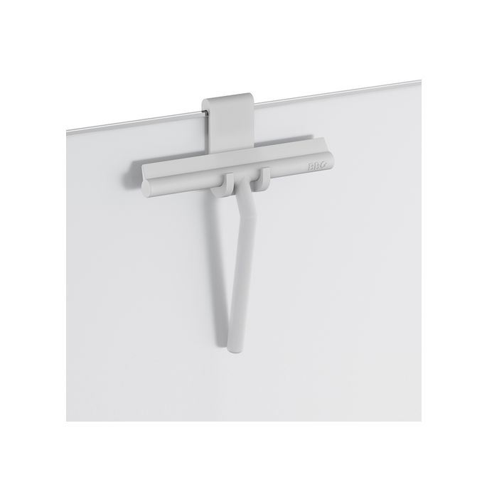 Smedbo Beslagsboden BG1310 douchewisser met houder grijs