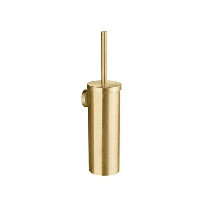 Smedbo Home HV332 toilet brush holder matt brass