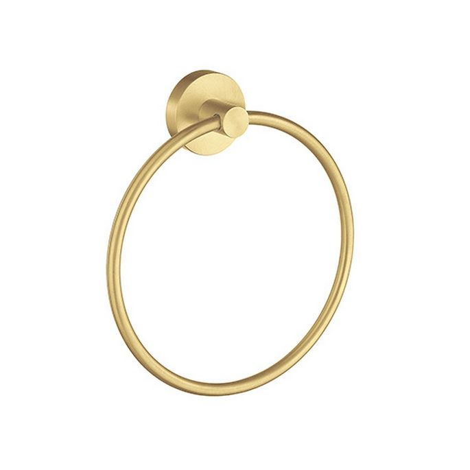 Smedbo Startseite HV344 Handtuchring Messing matt