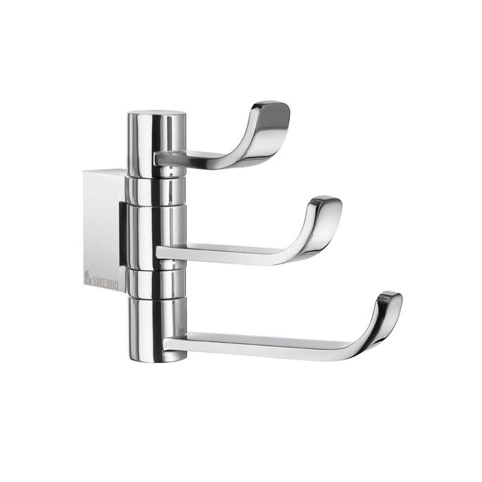 Smedbo Ice OK327 3-facher Haken schwenkbar Chrom
