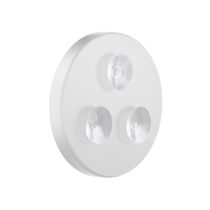 Smedbo Outline Lite FX625 Kosmetikspiegel mit Saugnäpfen und LED Beleuchtung 7x weiß