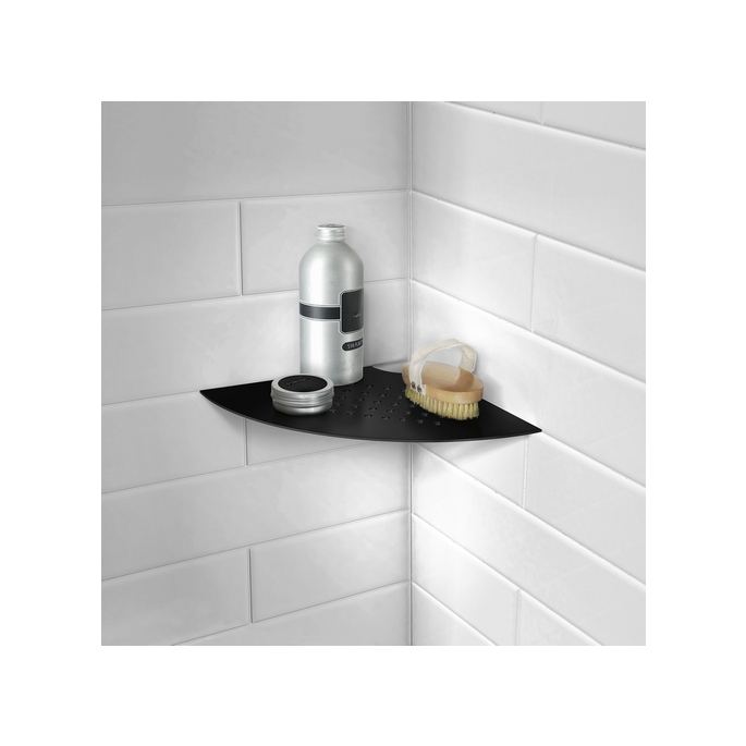 Smedbo Sideline DB3063 corner shelf matte black
