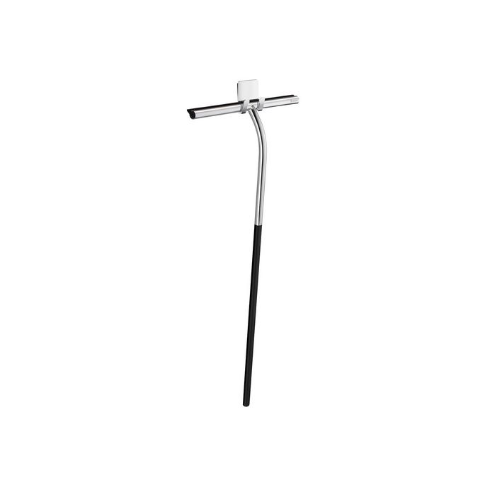 Smedbo Sideline DK2165 shower wiper extra long handle with adhesive holder chrome-plated stainless steel