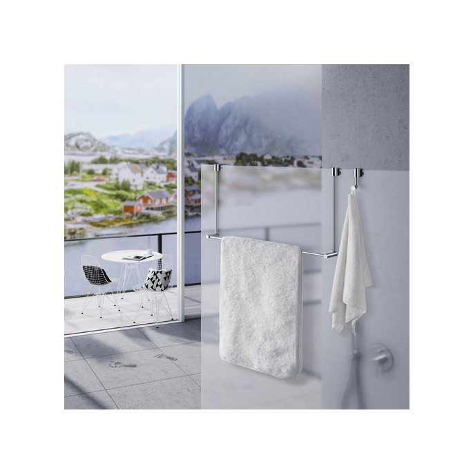 Smedbo Sideline DK3111 Handtuchhak für Duschabtrennung chrom