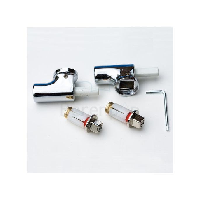 Sphinx 330-355-390 S8H70606A20 Satz mit 2 Scharnieren chrom