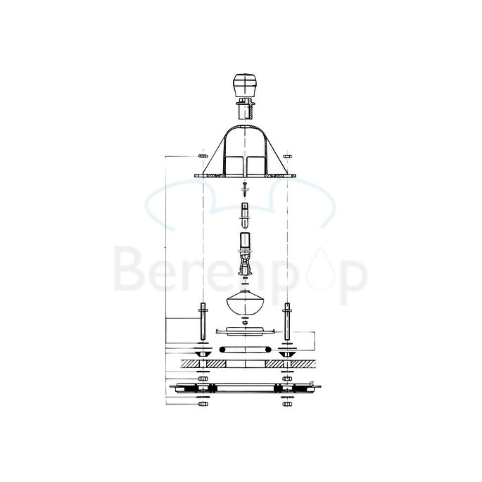 Sphinx S8H703000 uitstroommechanisme No. 4 *niet meer leverbaar*