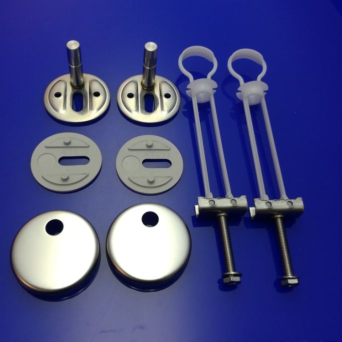 Villeroy en Boch Lifetime 9M02S061 set of adjustable hinges chrome