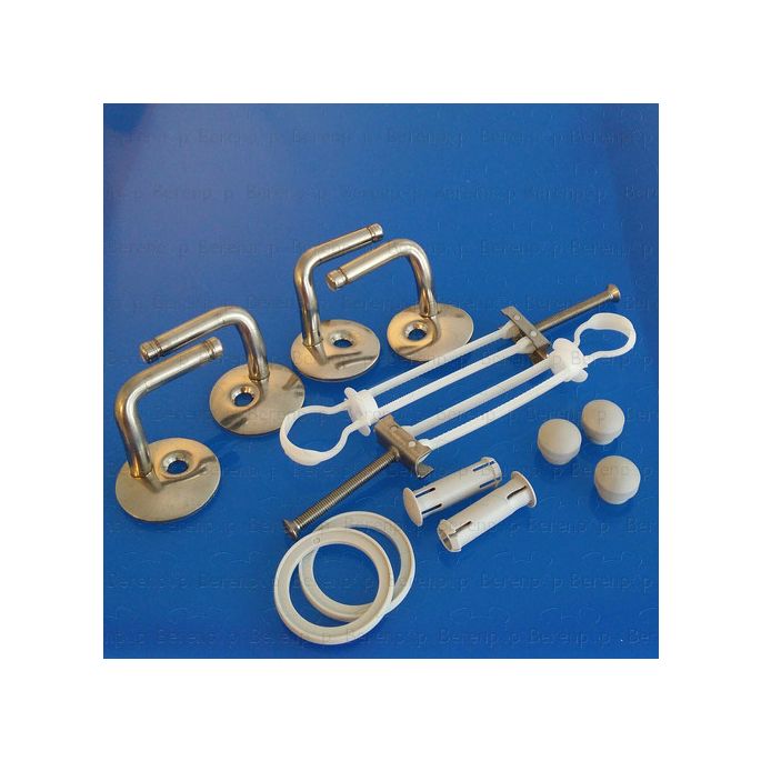Villeroy en Boch Amadea 88100161 set of fixed hinges chrome