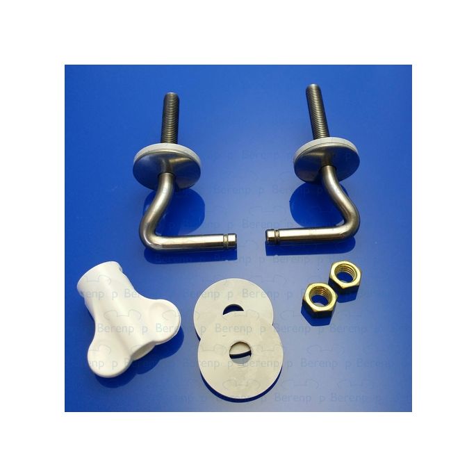 Villeroy en Boch O.Novo / Omnia Classic 88230161 set vaste scharnieren chroom