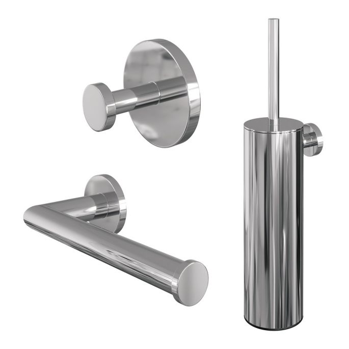 Brauer 5-CE-152 accessory set 3-in-1 chrome