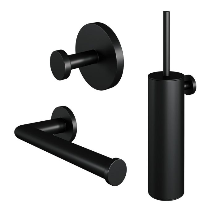 Brauer 5-S-152 accessory set 3-in-1 matte black
