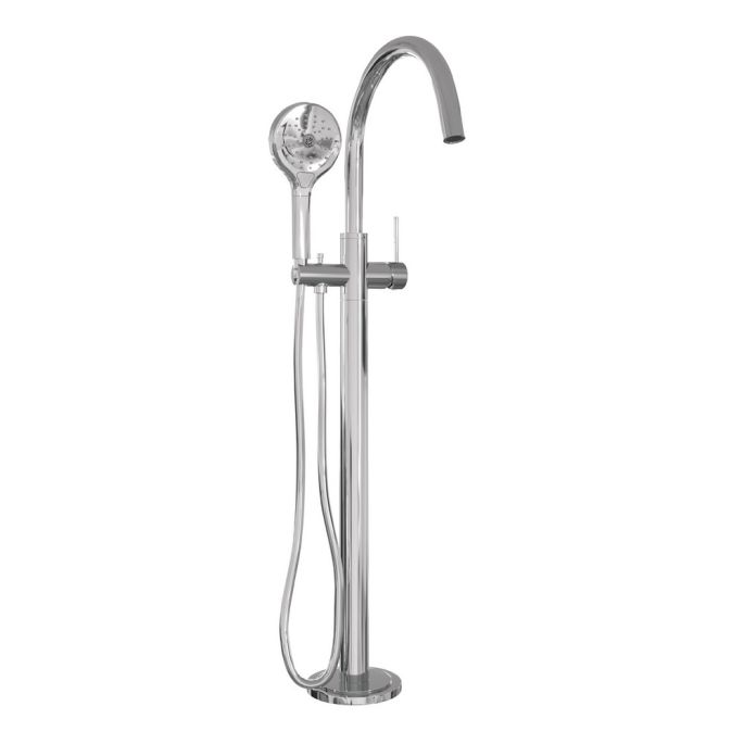 Brauer Carving 5-CE-084-2 freestanding bath mixer SET 02 chrome