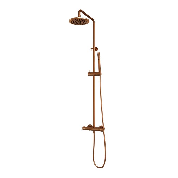 Brauer Carving 5-GK-087-1 surface-mounted thermostatic rain shower SET 01 copper brushed PVD