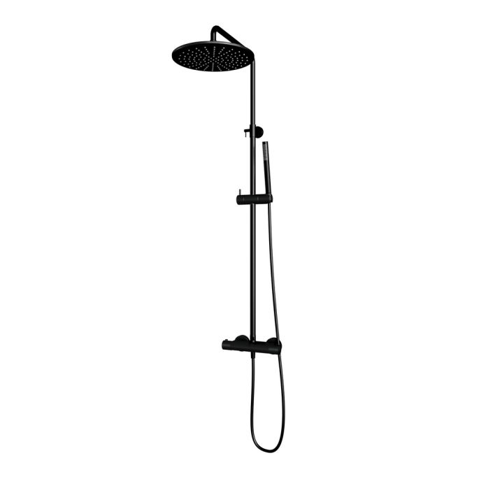 Brauer Carving 5-S-087-3 surface-mounted thermostatic rain shower SET 03 matte black