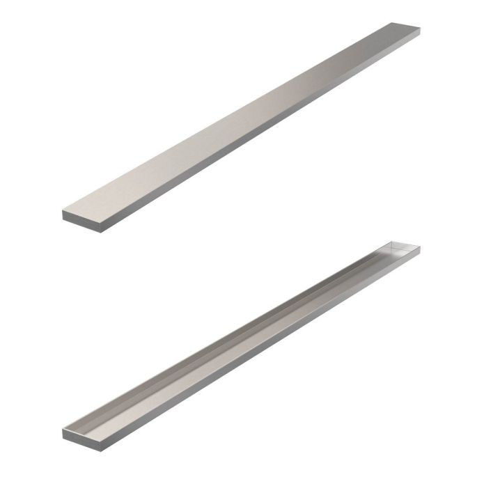 Brauer DR-LOSMR100NG lose Multifunktions Abdeckung 7 x 100cm Edelstahl gebürstet