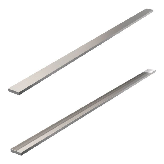 Brauer DR-LOSMR160NG lose Multifunktions Abdeckung 7 x 160cm Edelstahl gebürstet