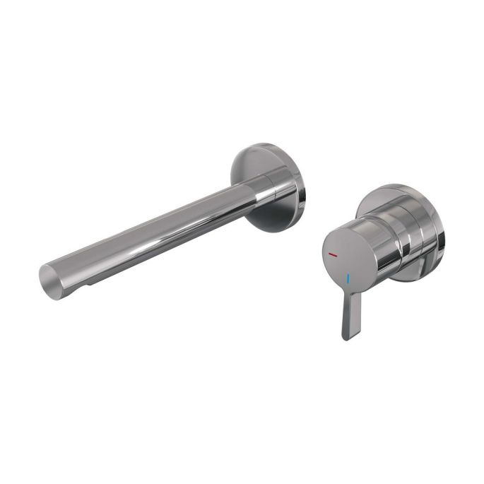 Brauer Edition 5-CE-004-S1-65 concealed basin mixer with straight spout and rosettes model E1 chrome