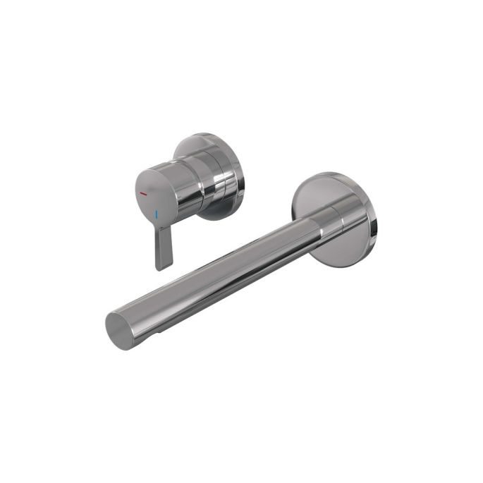 Brauer Edition 5-CE-083-S1-65 concealed basin mixer with straight spout and rosettes model E2 chrome