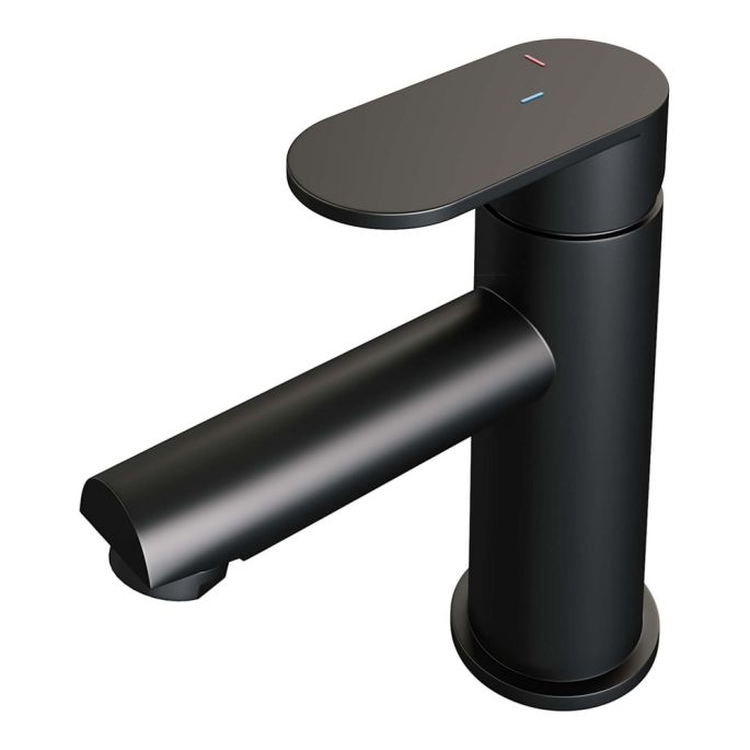 Brauer Edition 5-S-001-HD3 low surface-mounted basin mixer model C matte black