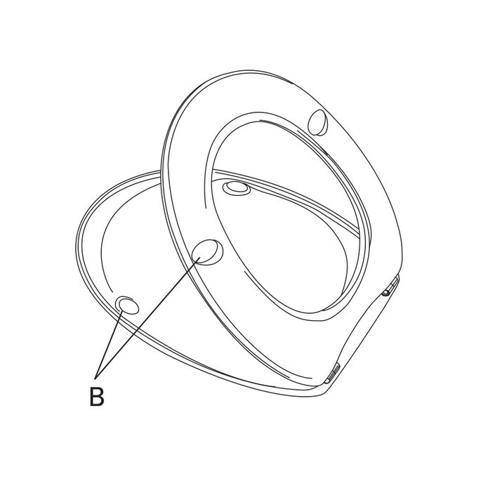 Villeroy en Boch Grangracia 88220161 set verstelbare scharnieren chroom