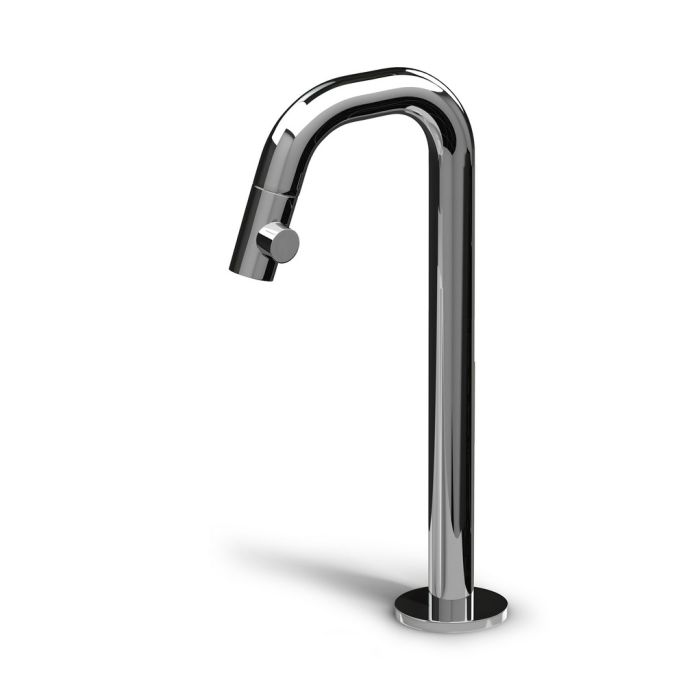 Clou Kaldur CL060500529R staande fonteinkraan met korte uitloop, hoge versie, chroom