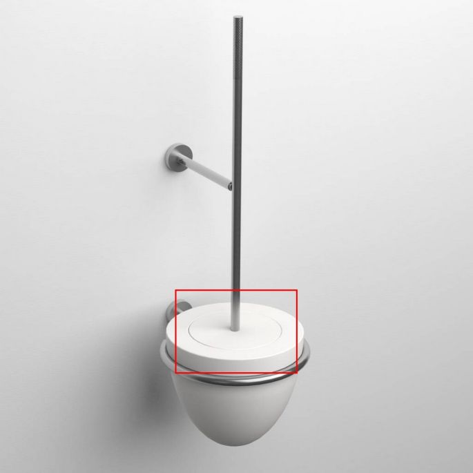 Clou Slim CL10549000 siliconen deksel t.b.v. Slim toiletborstel