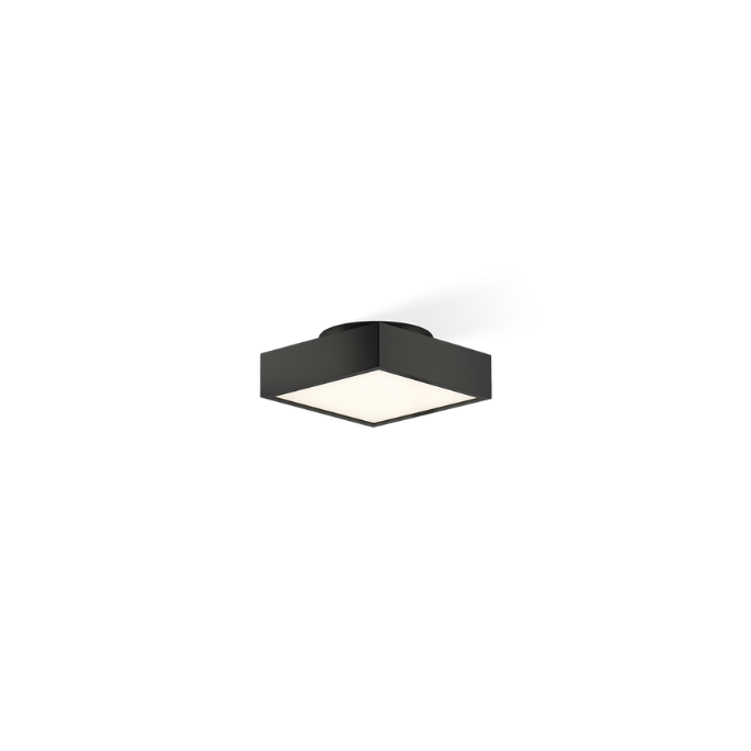 Decor Walther 0218760 CUT 18 N LED wand- plafondlamp 18x18cm mat zwart